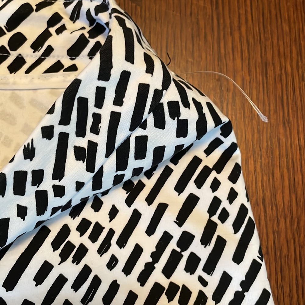 Lisette L Montreal pants sz 14 Pull-on, Stretchy Soft, Cropped, White & black - Picture 5 of 8